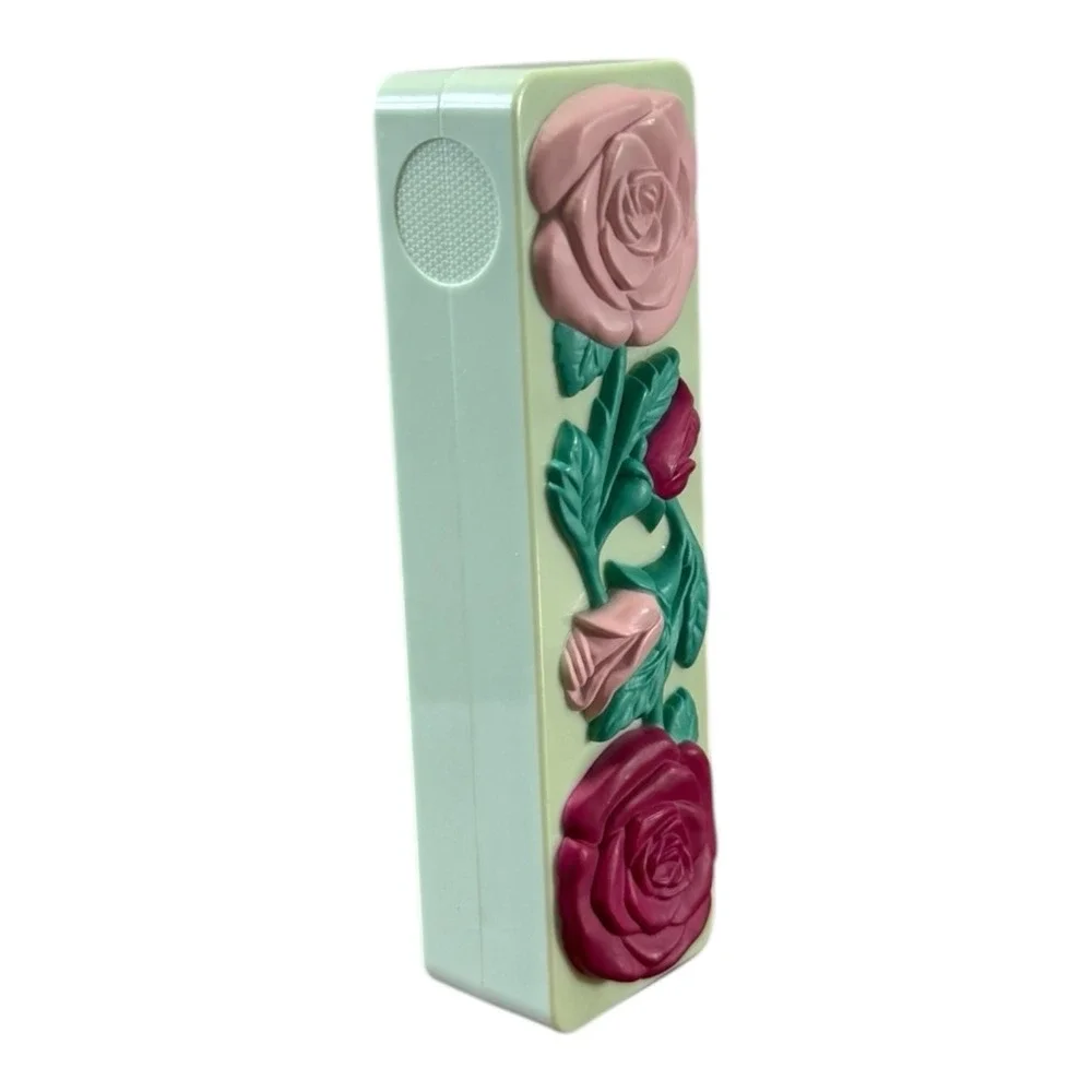 Vintage‎ Avon Push up brush mirror Set 1970s floral purse pocket collectible